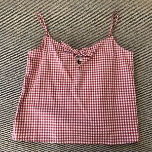 Sèzane Susie Top on Vichy Rouge